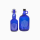 Gefuele - Set Glastrinkflaschen Blau -  2L &amp; 0,75 L - Nachhaltig, Blume des Lebens