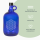 Gefuele - Glastrinkflasche Blau mit Tragegriff  -  2 L - Nachhaltig, &Ouml;kologisch, mit der Blume des Lebens