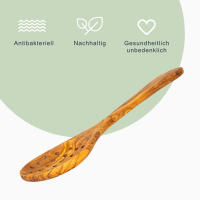 Gefuele Olivenholz Schauml&ouml;ffel   -  Nachhaltig, Antibakteriell, Naturprodukt, Langlebig - perfektes Geschenk